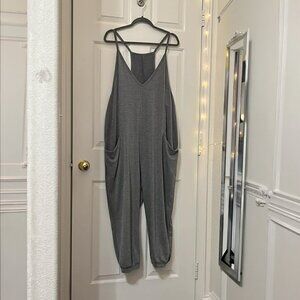 Stylish Gray Women's Jumpsuit